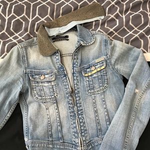 Madison Scotch small crop jean jacket